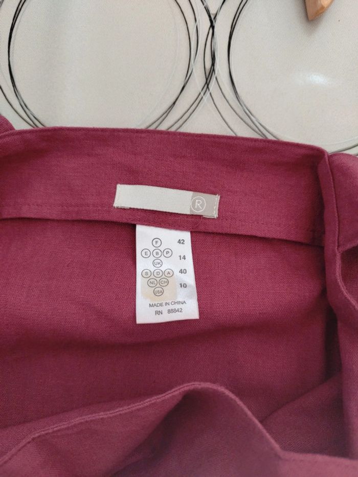 Robe en lin taille 42 très bon état - photo numéro 5