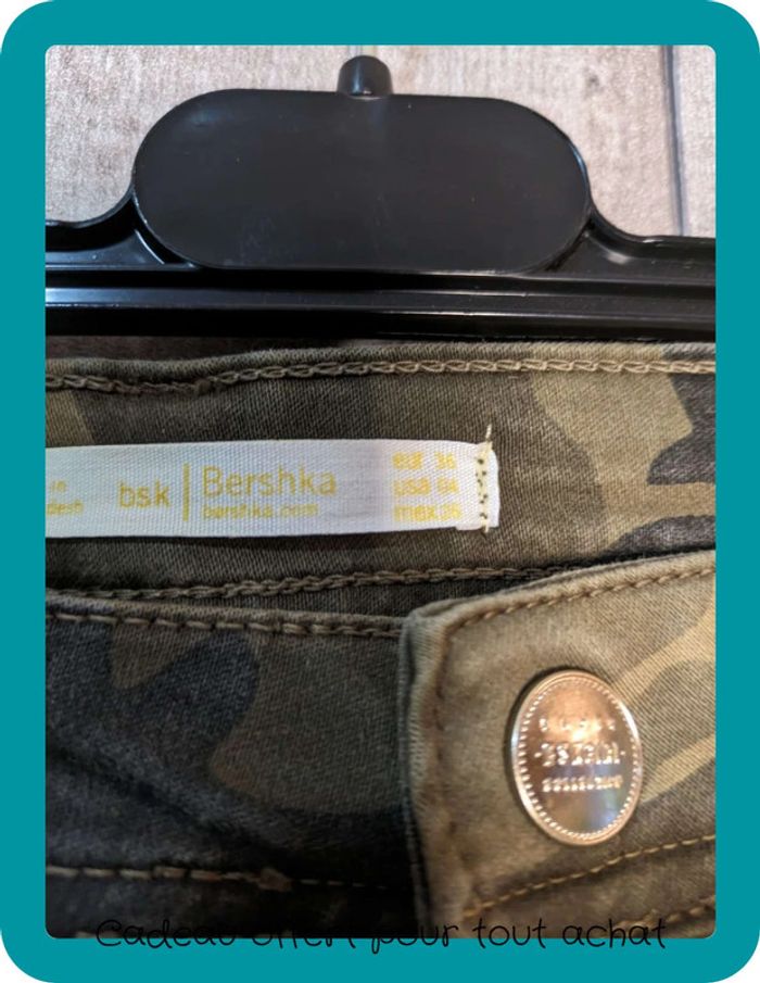 Pantalon militaire Bershka 36 - photo numéro 4