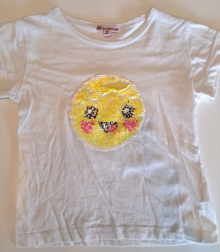 Lot de 3 t-shirts MC fille 4 ans ABE - photo numéro 5