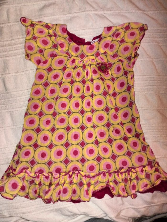 Robe courte pommette 18 mois