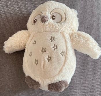 Peluche veilleuse musicale chouette 