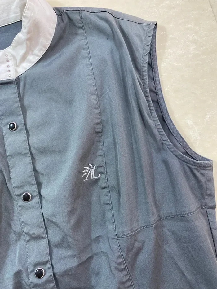 Haut de concours Alexandra Ledermann gris – Taille M – Très bon état - photo numéro 3