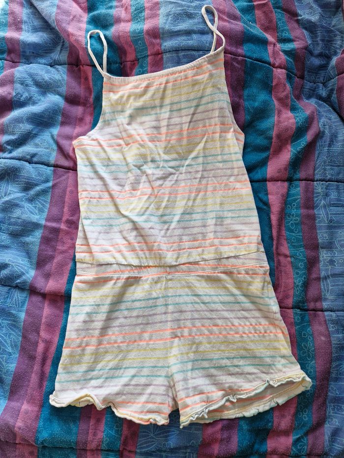Joli combishort drapé et volant - photo numéro 2