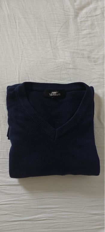 Pull col V taille M Jimmy taverniti