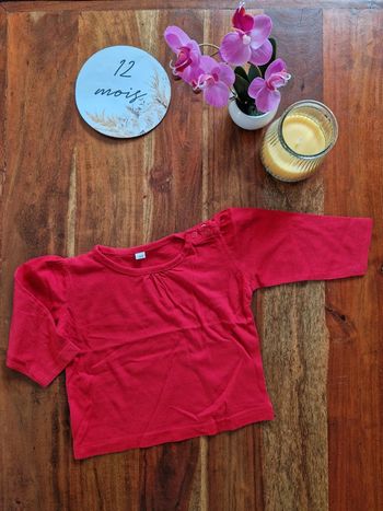 T-shirt manches longues 12 mois