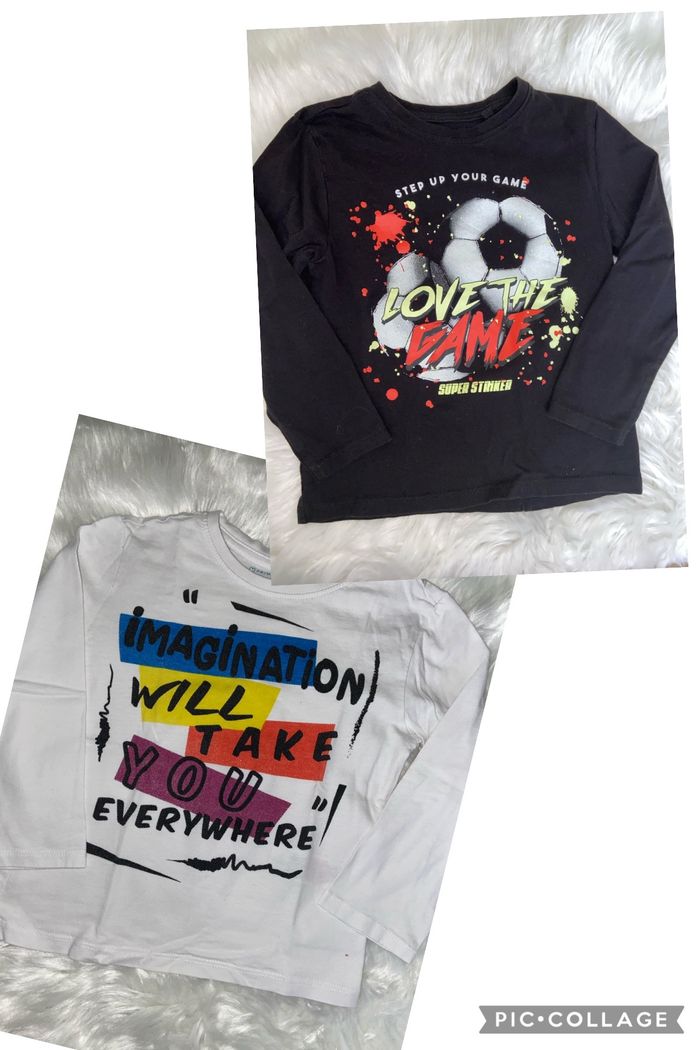 Lot 2 t-shirt manches longues