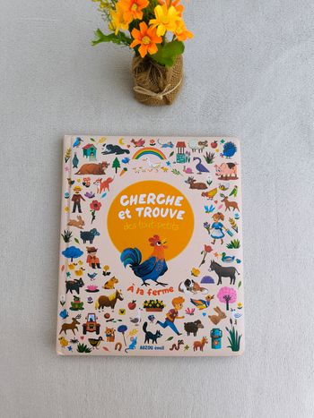 Livre Cherche et trouve à la ferme Auzou