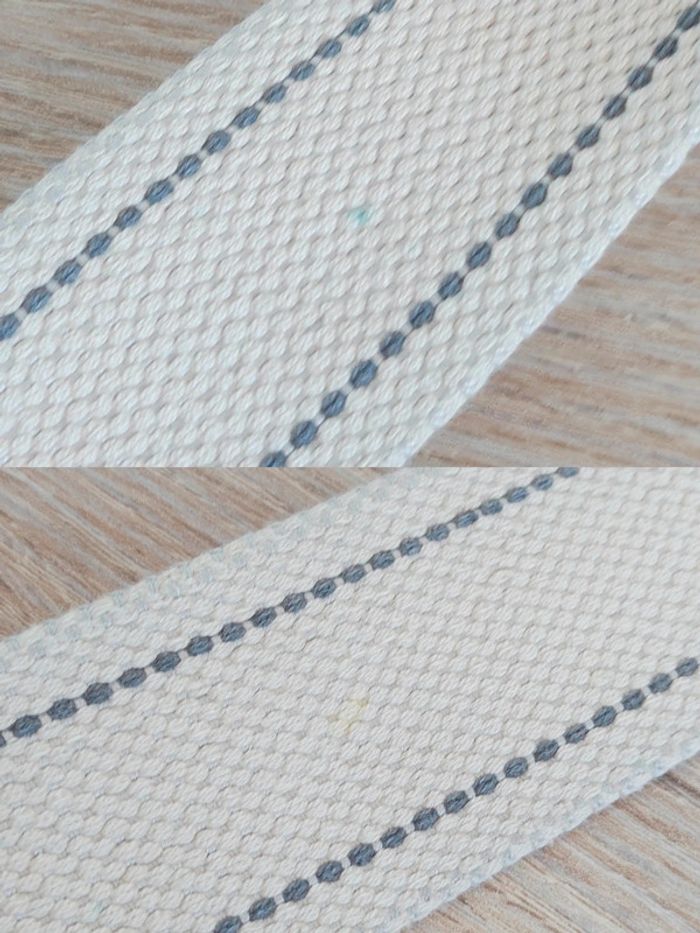 Ceinture  crème toile - 95cm réglable - photo numéro 3