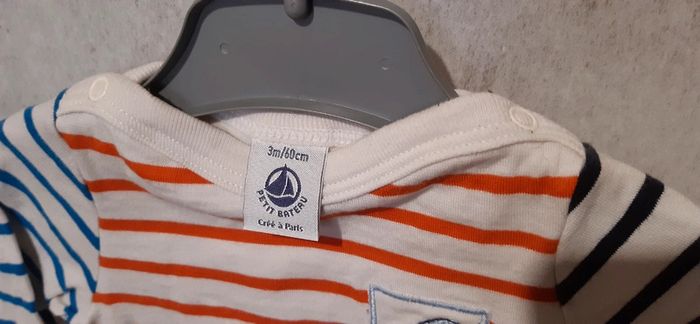 Tee-shirt bodie manches longues 3mois - photo numéro 3
