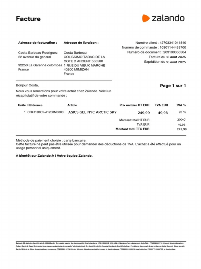 Asics Gel Nyc Arctic Sky - photo numéro 8