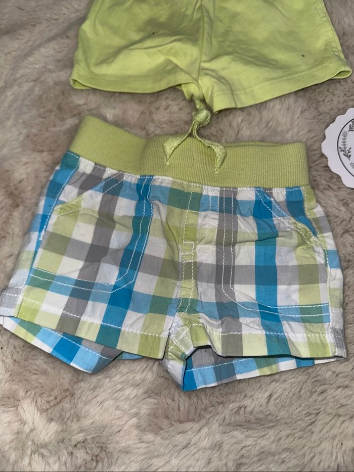Lot de 2 shorts 3 mois - photo numéro 2