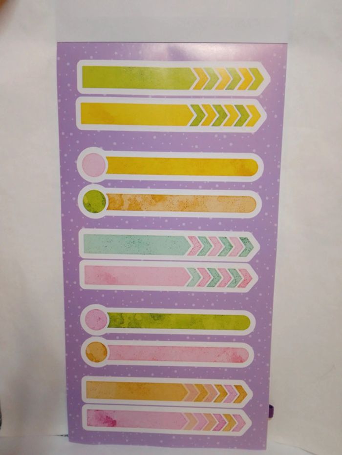 Sticker book élastique "Watercolour" - photo numéro 17