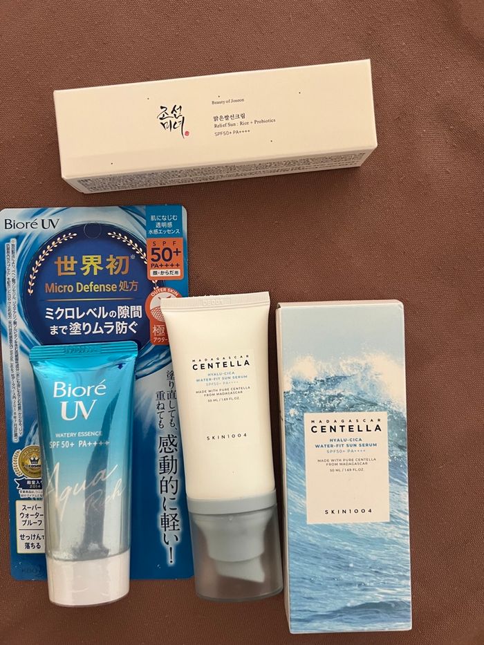 Lot crème solaire coréenne