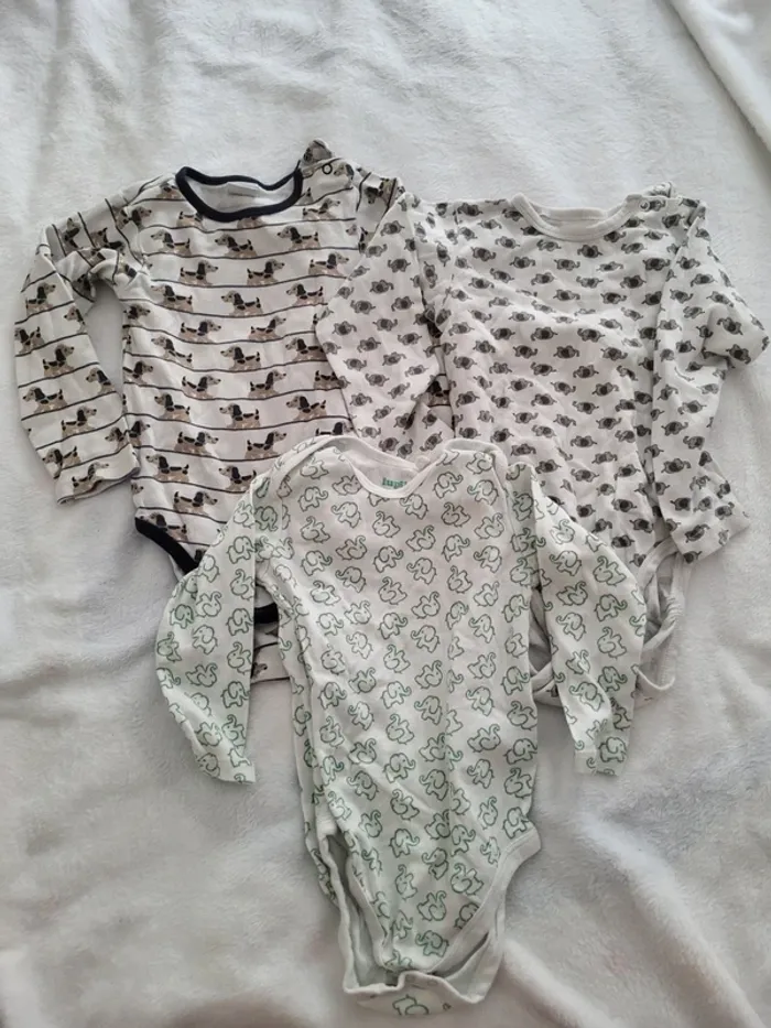 3 bodies manches longues