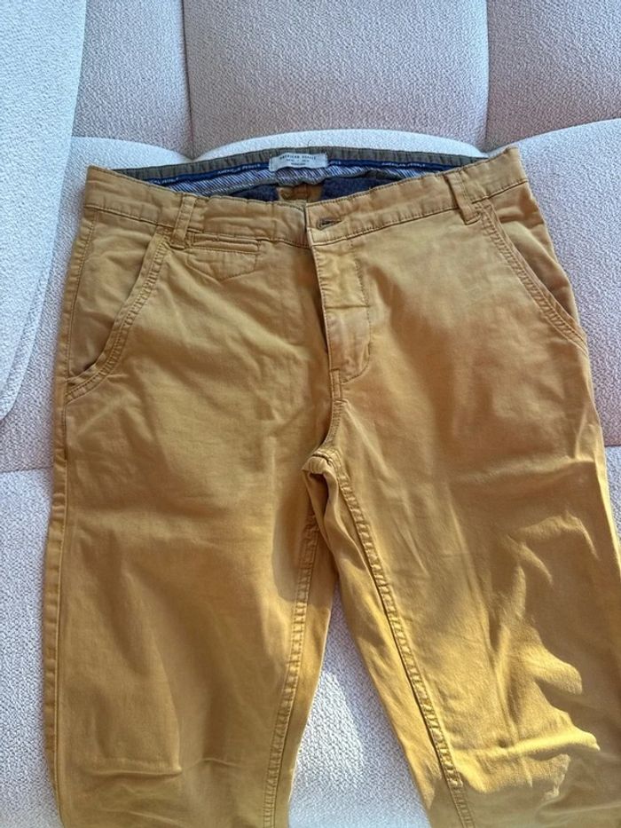 Pantalon jaune moutarde neuf