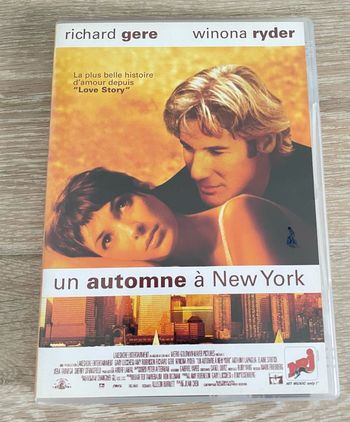 DVD un automne à New York superbe film romantique  en excellent état