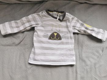 Pull rayé lapin orchestra bébé