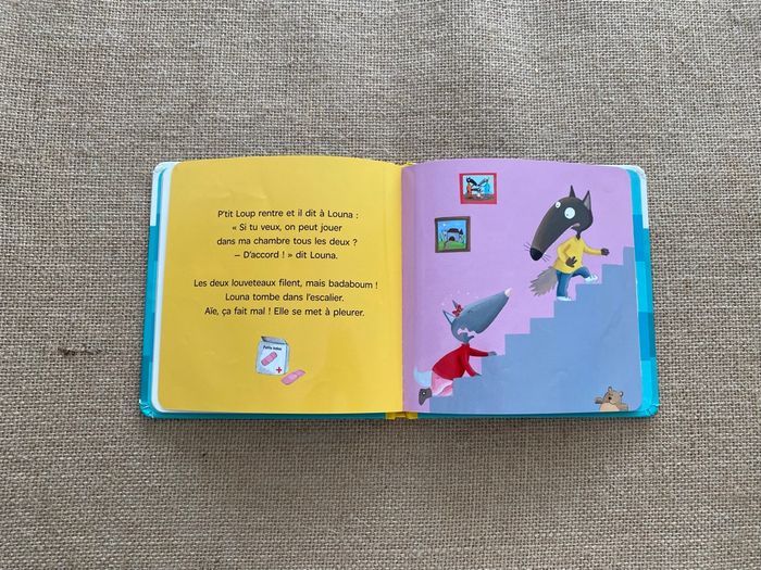 Livre p'tit loup ne veut pas partager Auzou - photo numéro 7