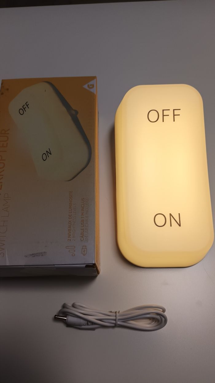 Lampe switch veilleuse enfant Interrupteur ON/OFF Neuve - photo numéro 3