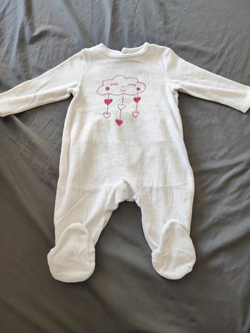 Pyjama velours 9 mois Orchestra