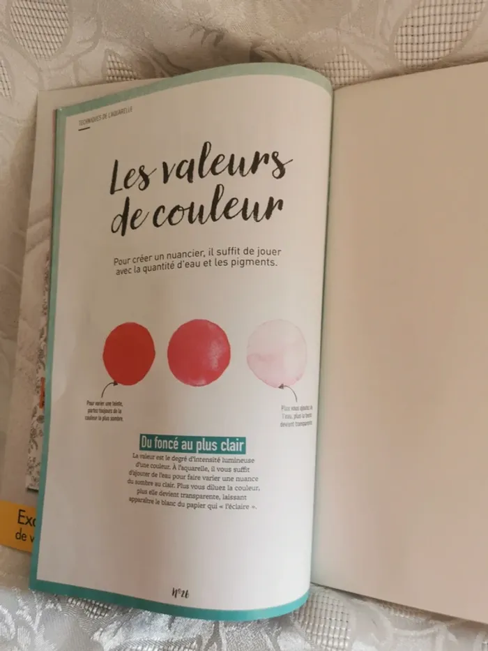 Livret. L’aquarelle facile – Les fleurs - photo numéro 8