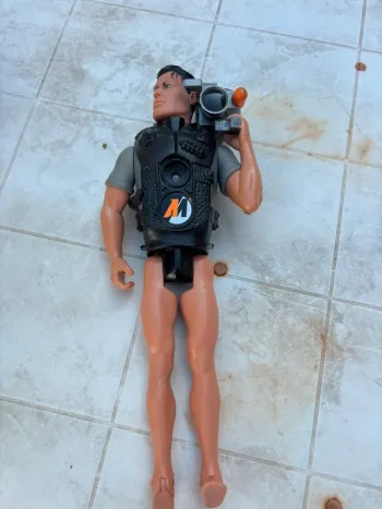 👿 Figurine Action Man Camera Année 1998 Hasbro Hauteur 30 Cm