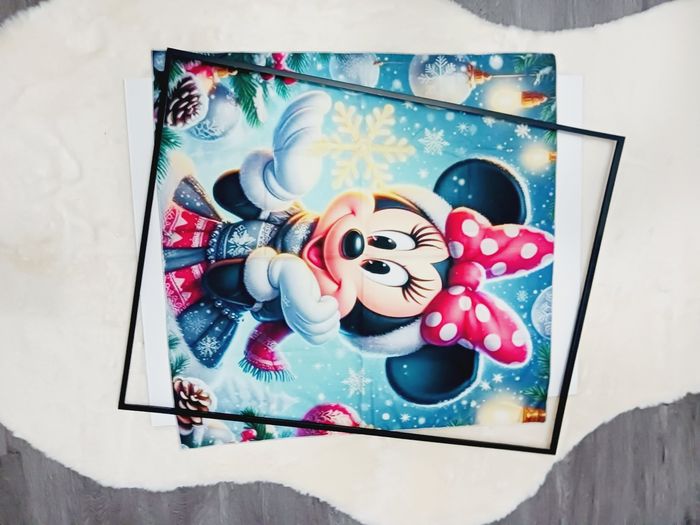 Decoration murale Impression sur toile tissus 70x70 neuf à encadrer