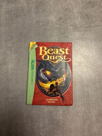 Livre la bibliothèque verte beast ouest le dragon de feu