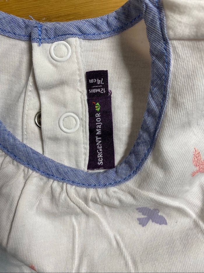 Sergent Major T-shirt manches longues hirondelle Taille 12 mois - photo numéro 4