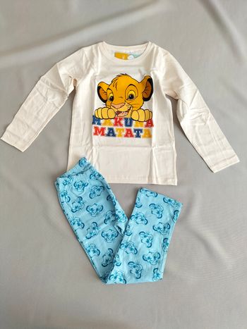 🤍 Pyjama coton Simba - 110/116 - Disney - Neuf 🤍