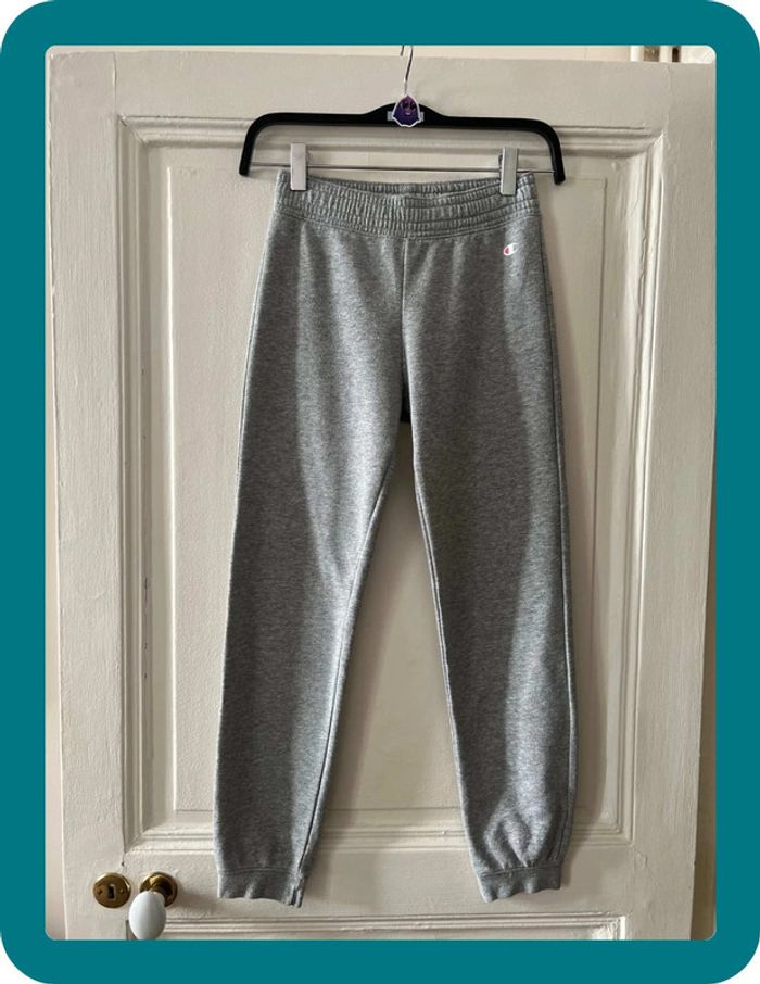 Jogging gris chiné 10 ans mixte - Champion