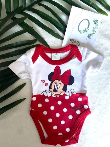 Body manches courtes Minnie Disney – Taille naissance