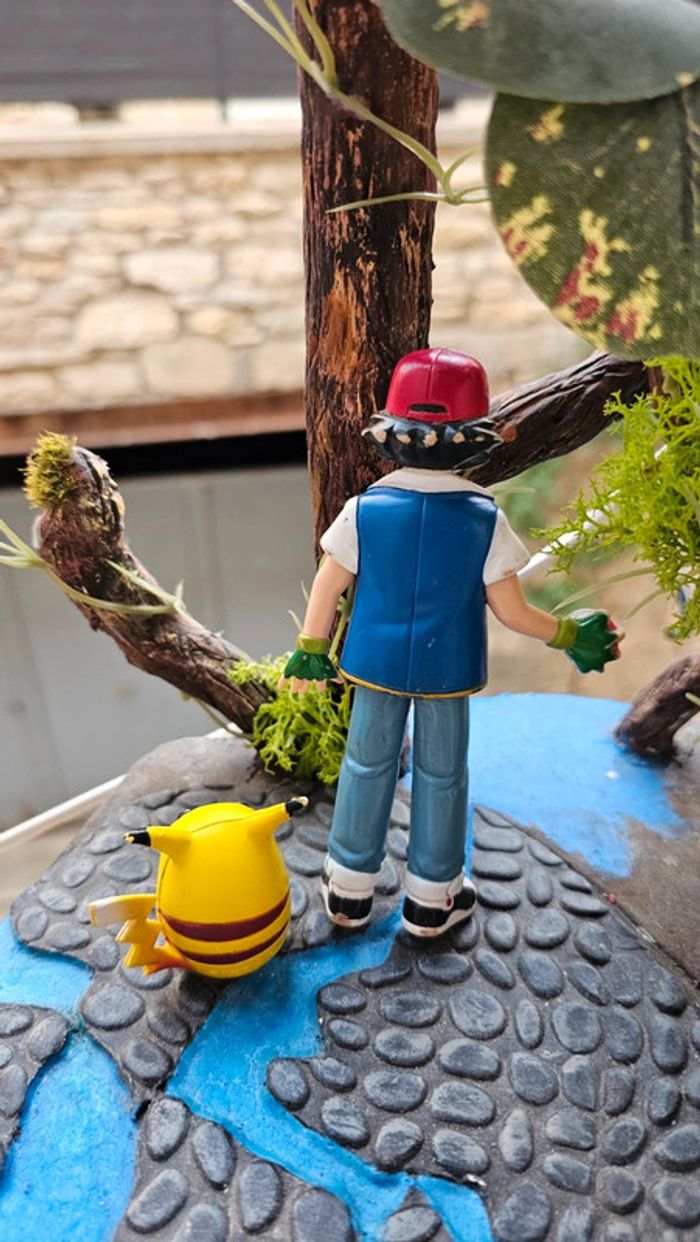 Super figurine Pokemon Nintendo tomy C.G.T.S.J sacha et son pikachu - photo numéro 5