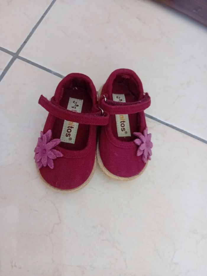 Ballerines bébé t.17 Titanitos 🌸🤍 - photo numéro 5