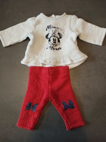 Ensemble Minnie Disney baby 1 mois