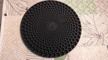 Tapis décor petits pois