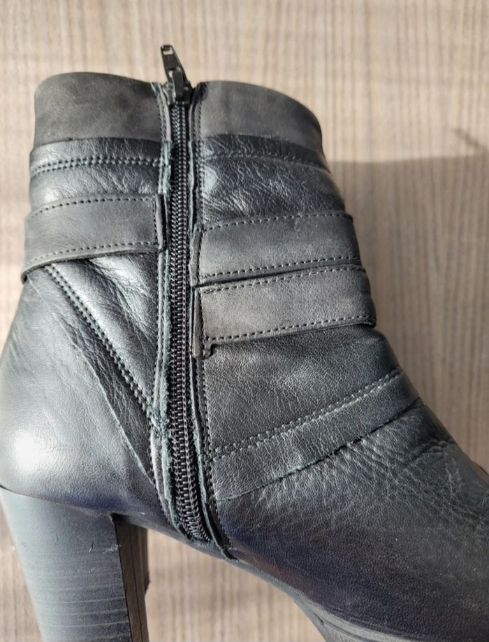 Bottines Dorking cuir noir taille 36 - photo numéro 9