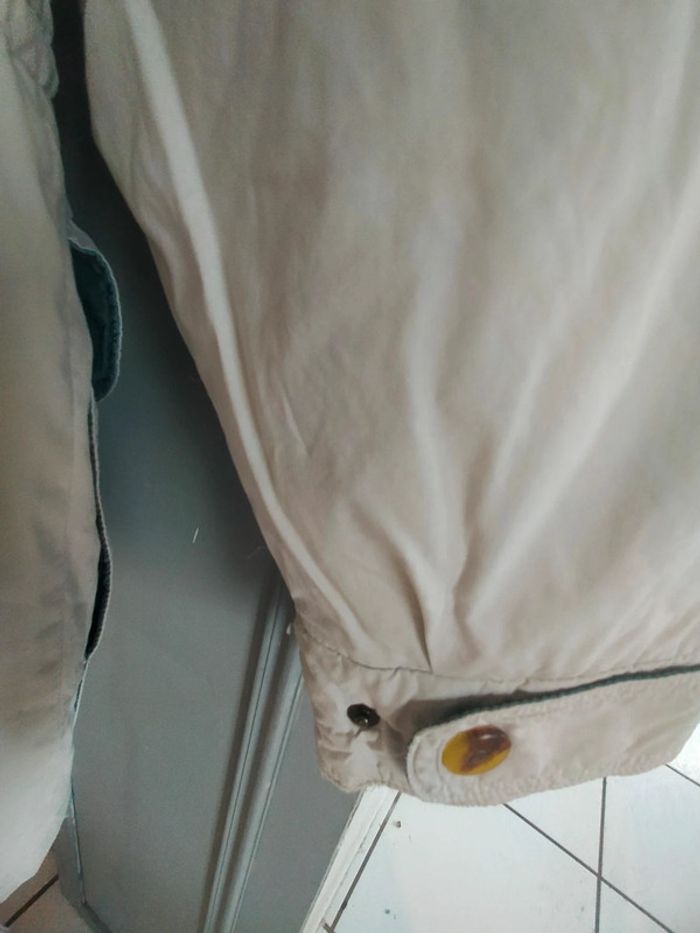 Veste blouson homme T 46 beige et vert - photo numéro 20