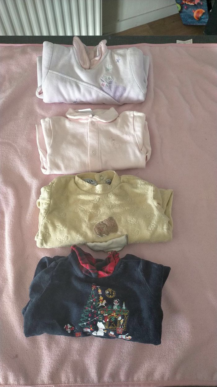 Lots pyjamas hivers bébé