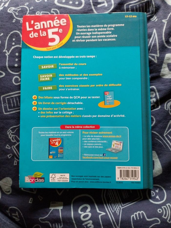 Livre l'année de 5ème - photo numéro 2