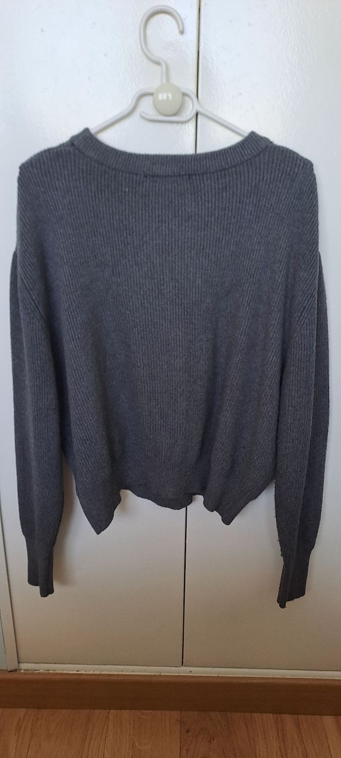 🩶 Pull gris  ZARA - photo numéro 3