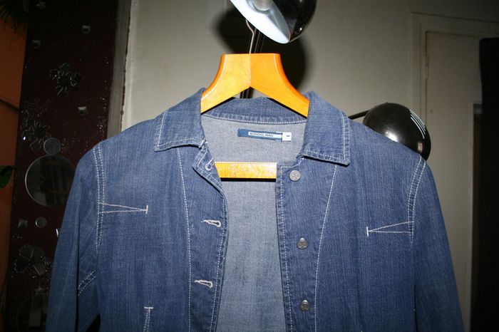 🌸Veste jean  ou  chemise jean ajustée Taille 36 "School Rag" 🌸 - photo numéro 2