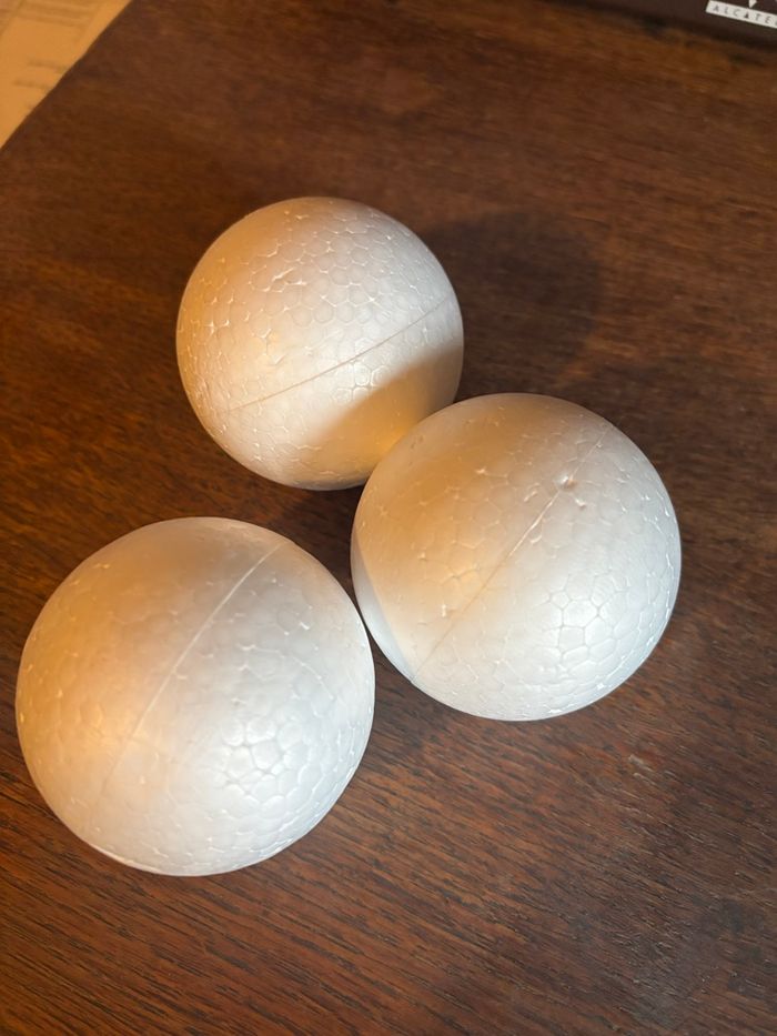 Boules polystyrène loisirs créatifs