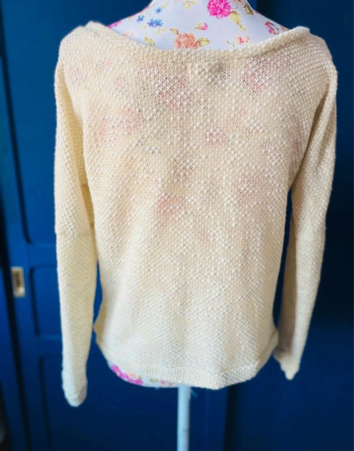 🌸 Pull léger Molly Bracken Blanc & Doré – Ultra doux 💕 - photo numéro 4