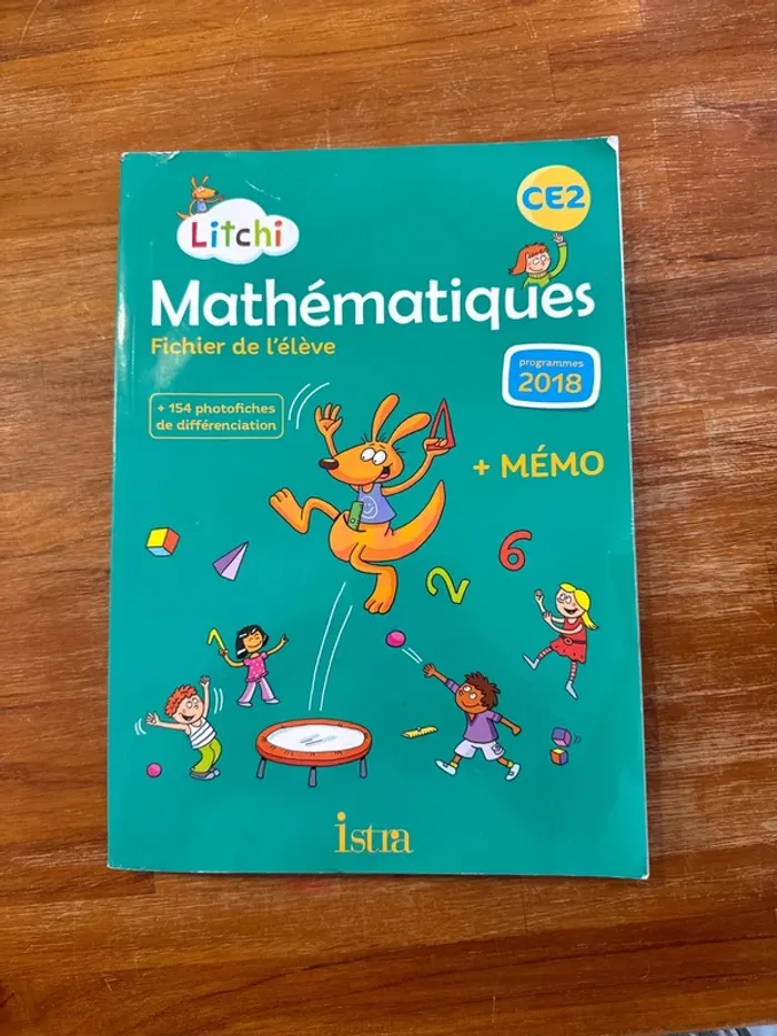 Livre mathématiques, fichier de l’élève CE2