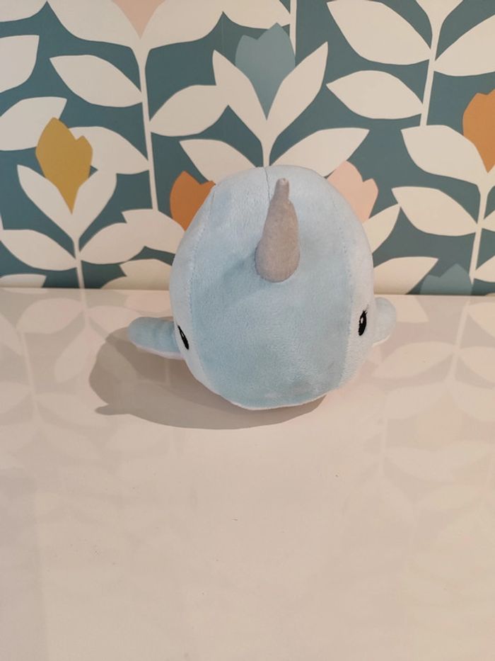 Peluche narval baleine - photo numéro 2