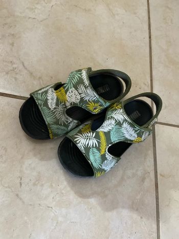 Sandales enfants tissu mousse