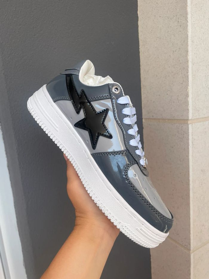 Baskets A Bathing Ape BAPE Sta Low Noir et blanc - photo numéro 2