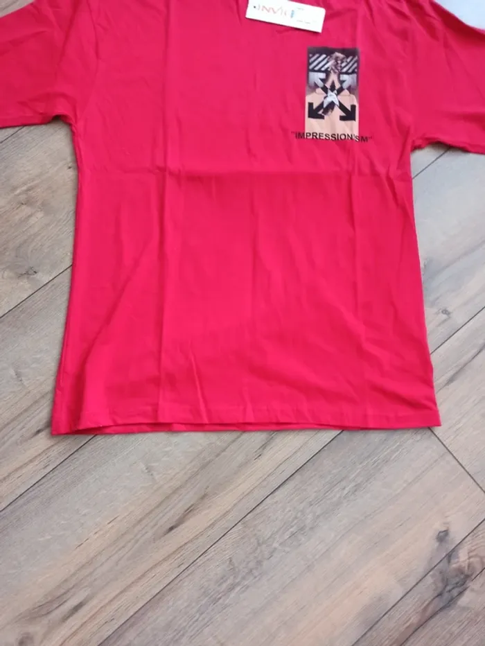 Tee shirt rouge homme L - photo numéro 4
