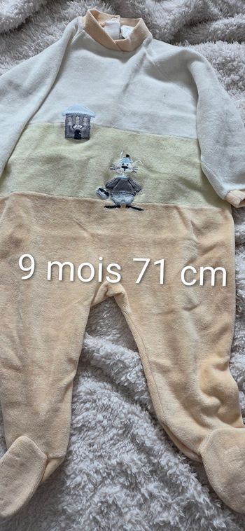 Pyjama 9 mois 71 cm